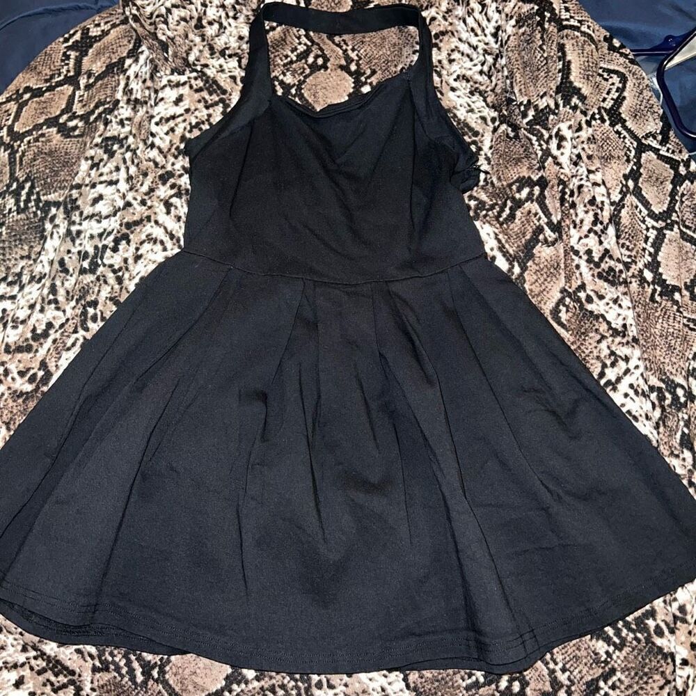 Tiny little black dress halter size S